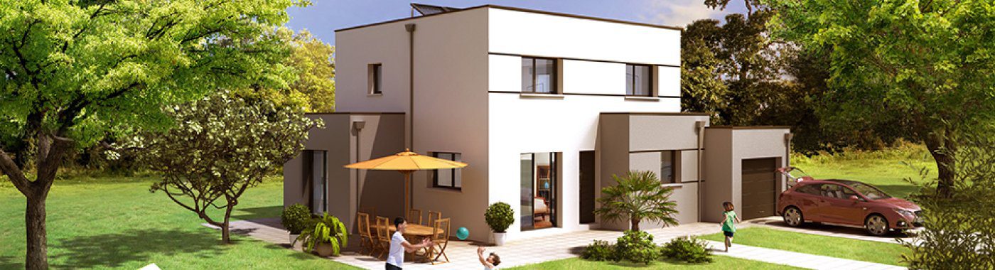 plan maison moderne 4 chambres