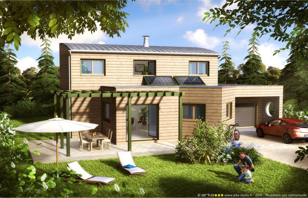 maison ossature bois cotes d'armor