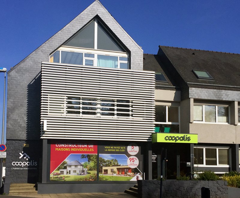 Agence Coopalis de Saint-Brieuc (22200), construction et promotion immobillière