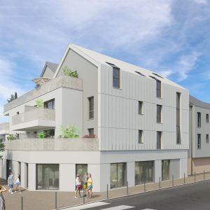 Plan 3D Résidence Caducée à Langueux (Programme Immobilier)