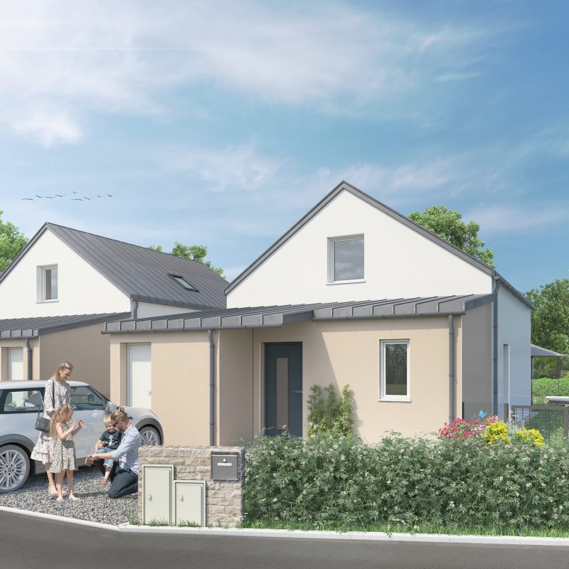 Construction de maison à Plourhan (22410) - Plan par Coopalis